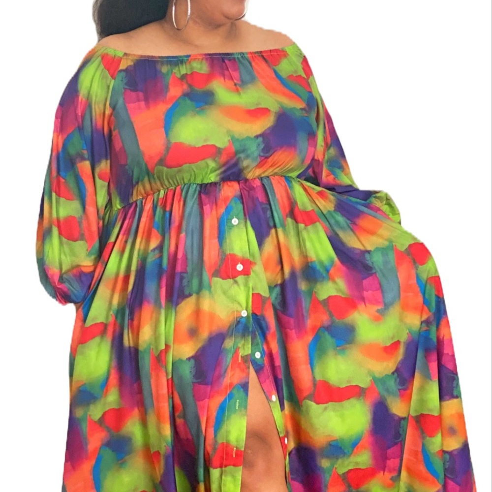Vivid Maxi Dress